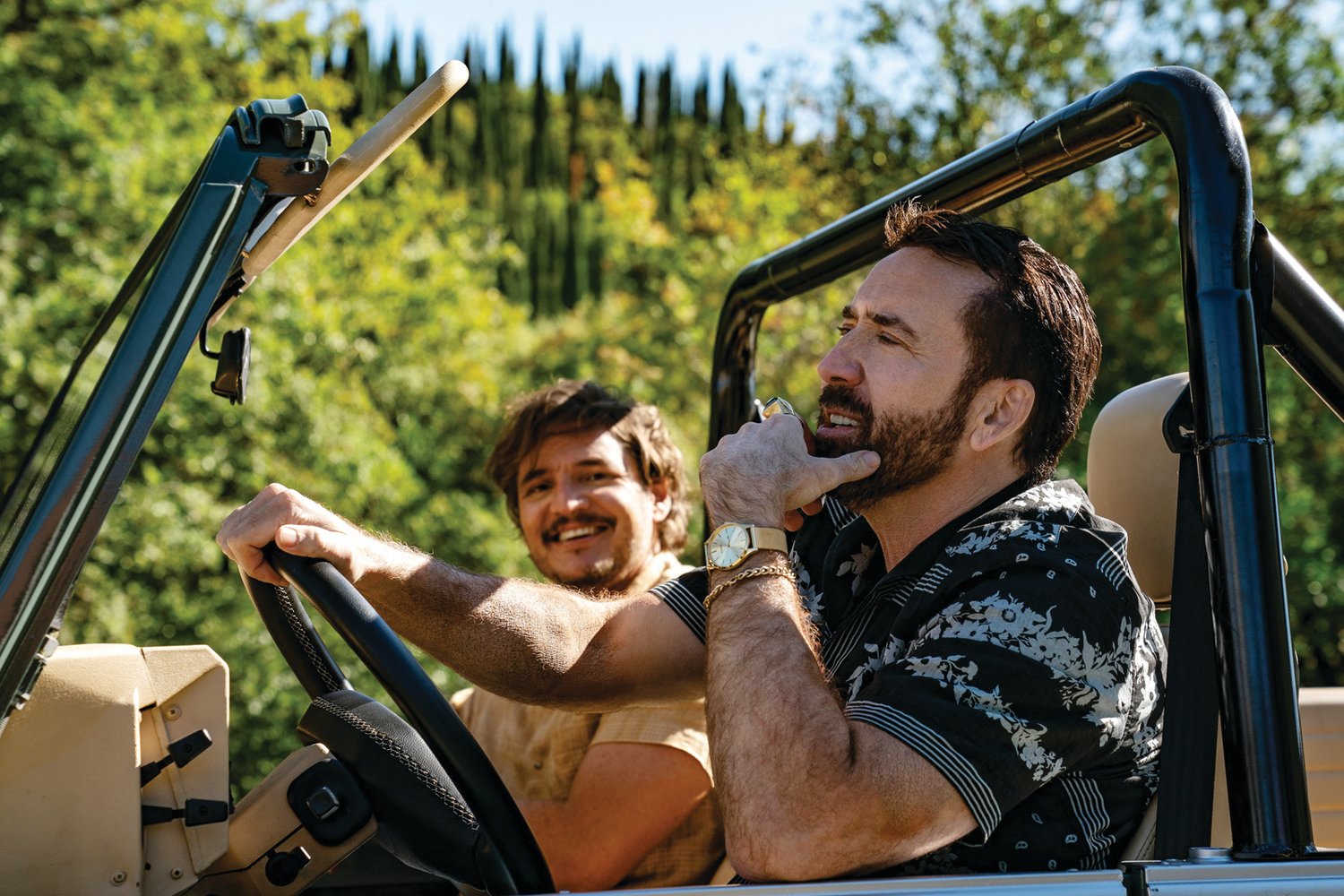 Pedro Pascal stars with Nicolas Cage in The Unbearable Weight of Massive Talent in theaters now.
